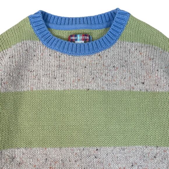 Urban outfitters bar striped knit sweater UO size large - Picture 3 of 7
